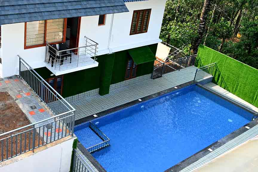 A-Frame Swimming Pool villa munnar